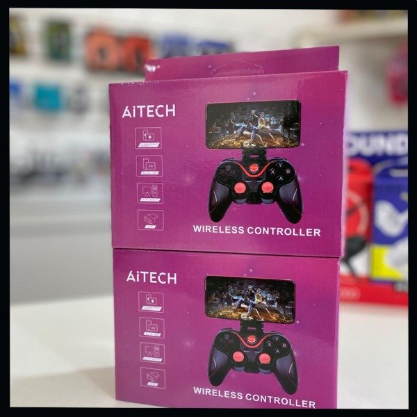 Producto - JOYSTICK INALAMBRICO AITECH C/SOPORTE PARA CELULAR/ PC / VR