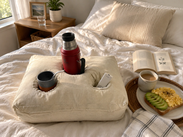 Producto - ALMOHADÓN PORTA MATE NATURAL