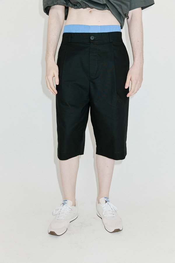 Producto - Bermuda 3/4 Pinzada Elástico Oxford SS27-HBPO - 2