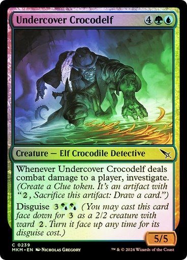 Producto - Undercover Crocodelf Foil  Ravnica: Murders at Karlov Manor