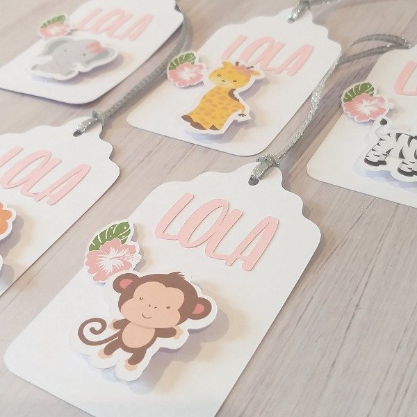 Producto - Tag 3D ANIMALITOS DE LA SELVA