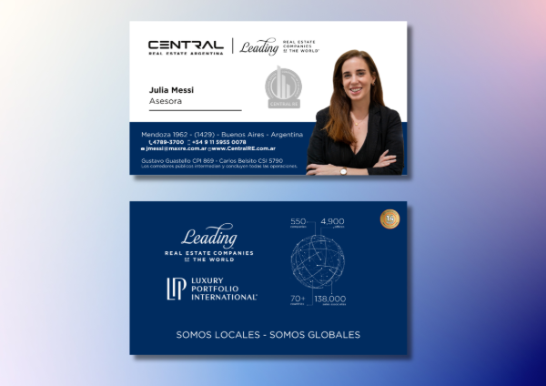 Producto - Tarjeta Personal Asesor x 100 unidades a pedido