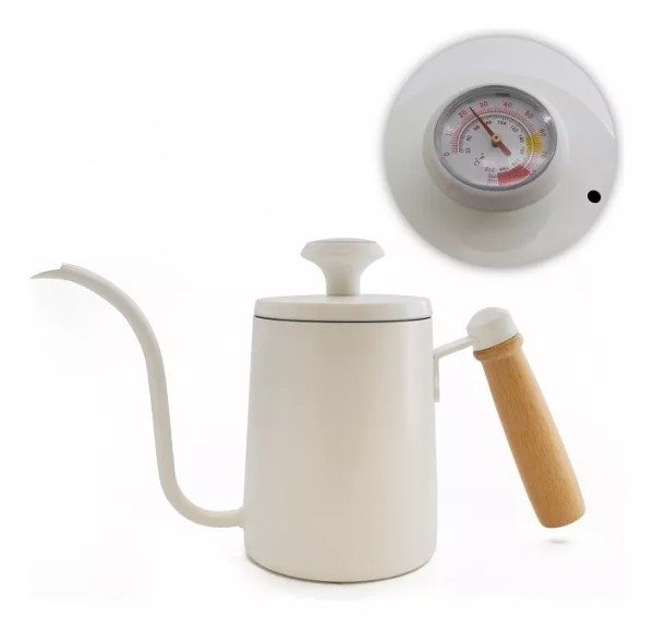 Producto - Pava Barista 600 Cc Para Cafe Acero Inox + Termometro
