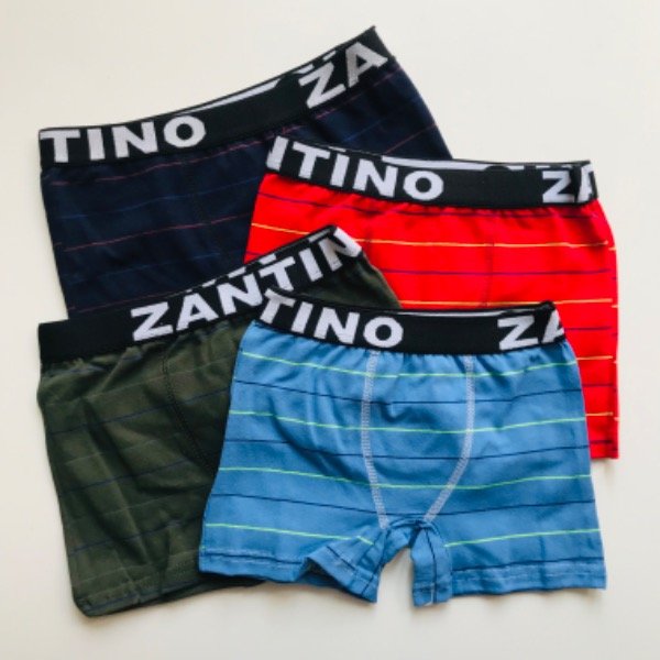 Producto - Docena Bóxer ZANTINO Kids Estampado