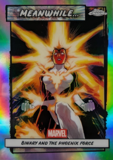 Producto - 2026 Topps Chrome Marvel - Meanwhile...  #MW-19 - Binary and the Phoenix Force - 0