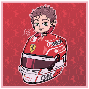 Producto - Print - F1 - Charles Leclerc