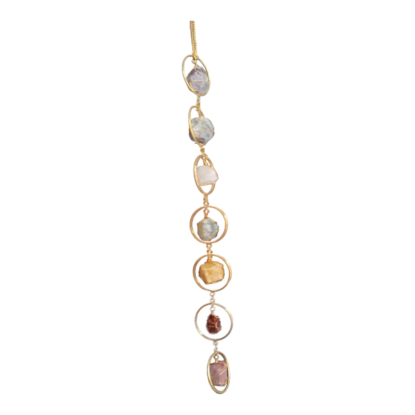 Producto - Colgante 7 Chakras Cristal Bruto