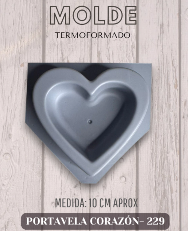 Producto - Corazón portavela