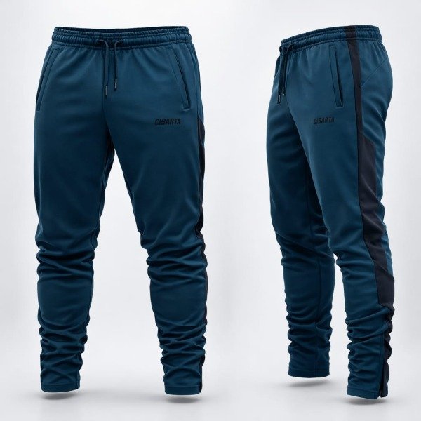 Producto - Pantalón Cibarta acetato Modelo combinado verde y negro