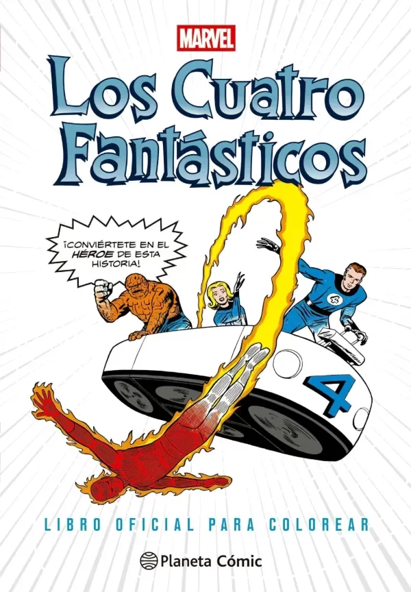 Producto - LOS CUATRO FANTÁSTICOS PARA COLOREAR