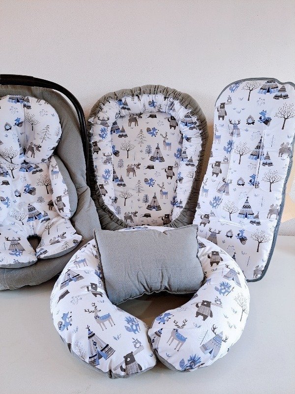 Producto - Set XL carpas azules c/gris