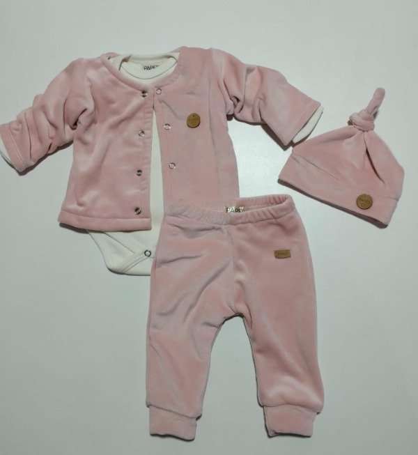 Producto - Conjunto PLUSH Rosa Bebe