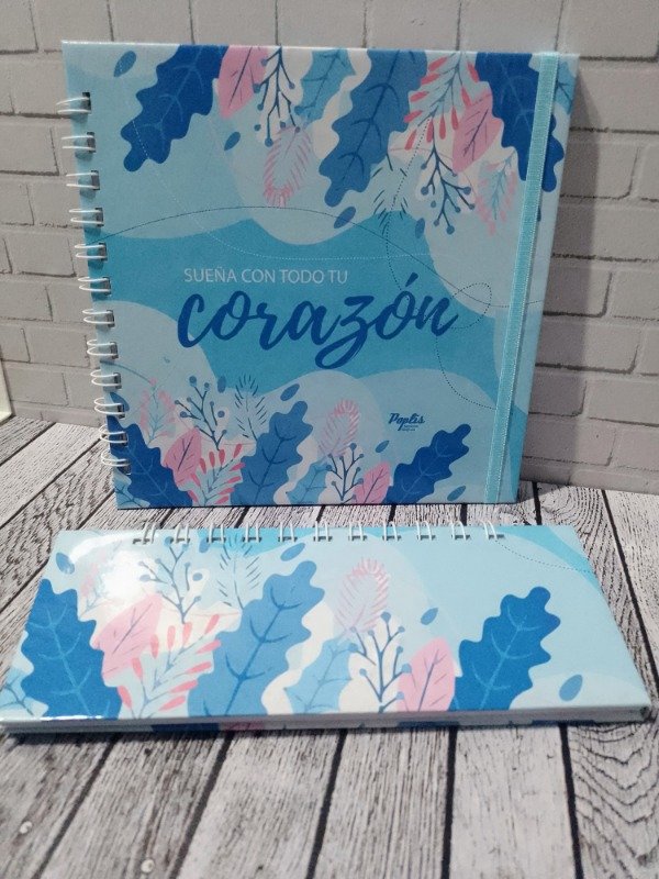 Producto - Cuaderno Cuadrado + Organizador Semanal - Hojas 01
