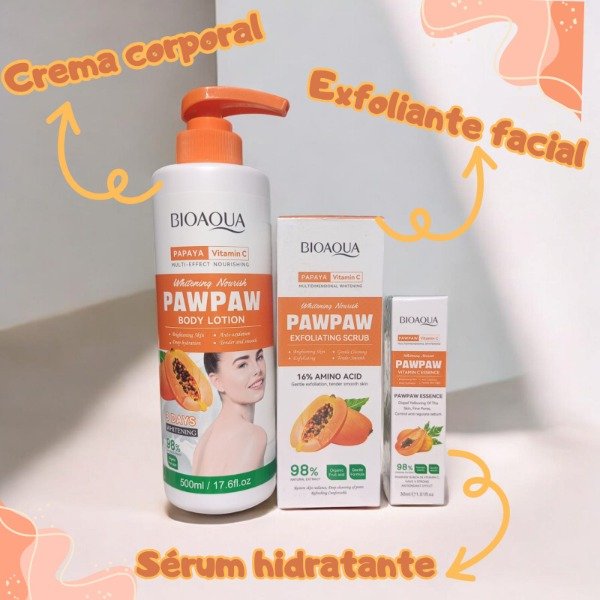 Producto - Combo papaya y vitamina C Bioaqua