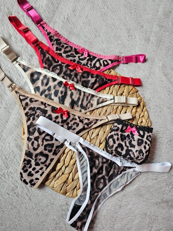 Producto - COLALES regulables bretel ancho PRINT con transparencia PACK x3 - 3