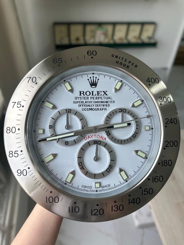 Producto - Reloj de Pared Rolex Daytona Blanco Automatico