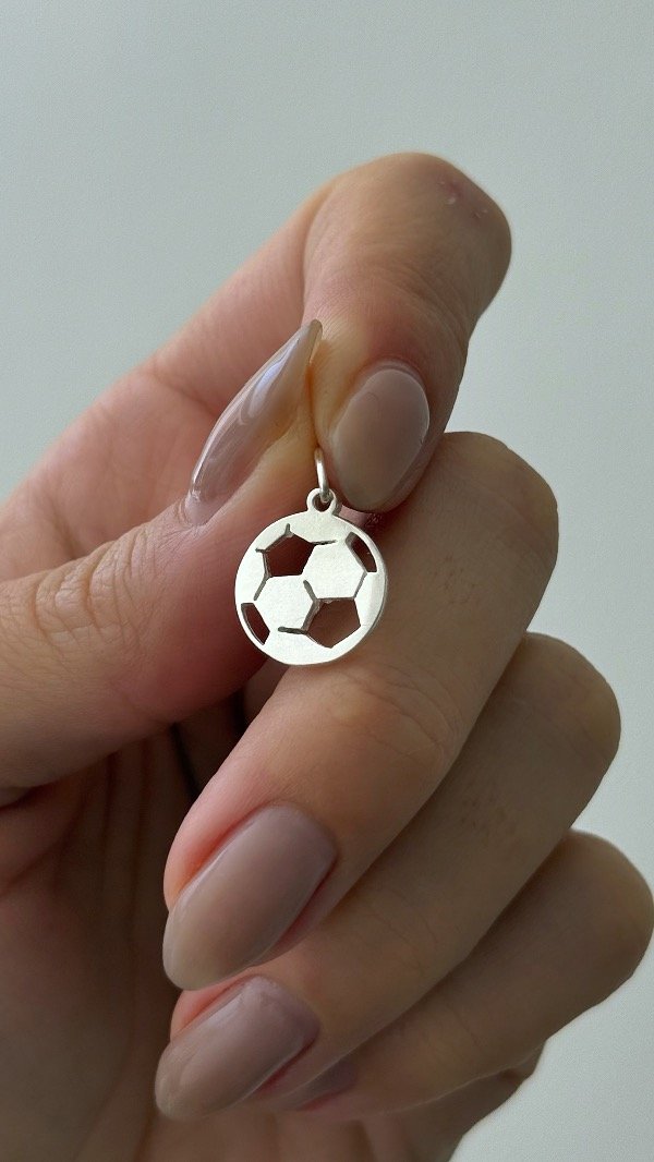 Producto - Dije pelota fútbol chata calad 1,3cm P925