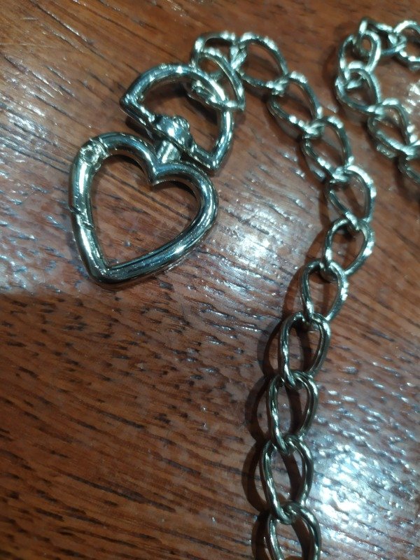 Producto - Cadena de pantalón simple corazón