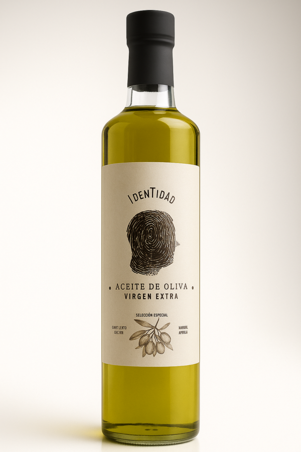 Producto - ACEITE DE OLIVA VIRGEN EXTRA 500CM3 IDENTIDAD