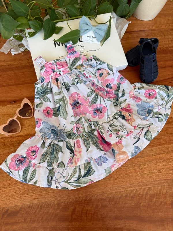 Producto - Vestido BB Estampado Fucsia