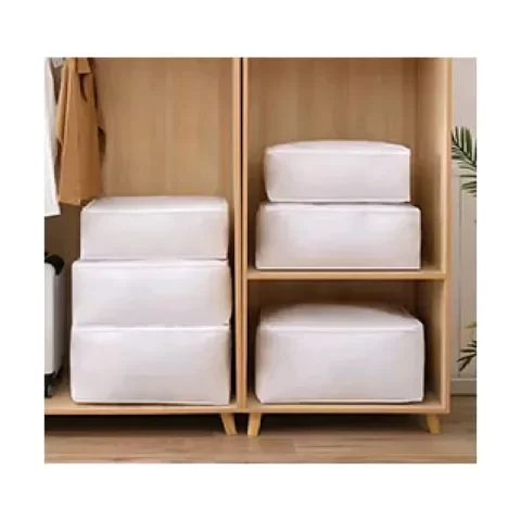 Producto - Caja Bolsa Organizadora Multiuso 60x45x30cm Blanca 7225