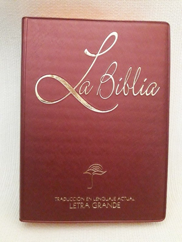 Producto - Biblia Traducción Lenguaje Actual Letra Mediana Bordó