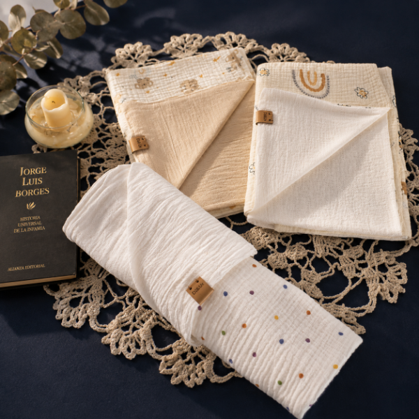 Producto - Manta de algodón (lunares) - 2