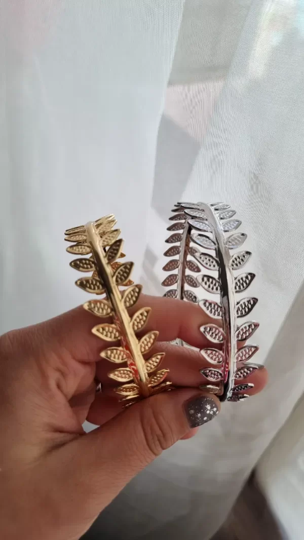 Producto - Brazaletes laureles dorado o plateado