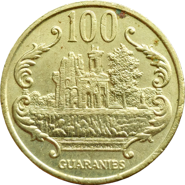 Producto - Paraguay 100 Guaranies 1990 José Eduvigis Díaz Vera Km#177 VF+ - 0