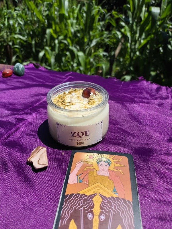 Producto - vela ZOE - motivación
