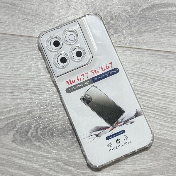 Producto - FUNDA TRANSPARENTE CUBRE CÁMARA G67/G77