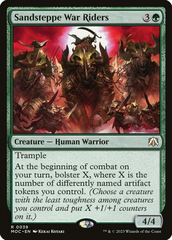Producto - Sandsteppe War Riders  March of the Machine Commander