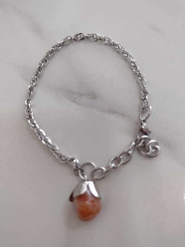 Producto - Pulsera de piedra y acero
