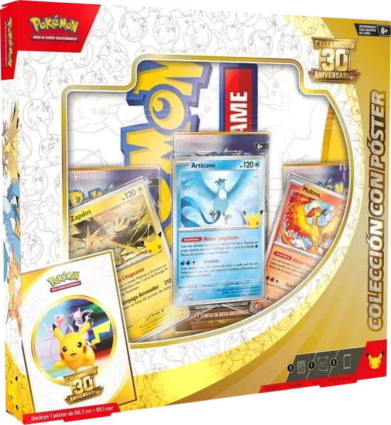 Producto - Pokemon TCG Poster Collection 30th Celebration (ESPAÑOL)