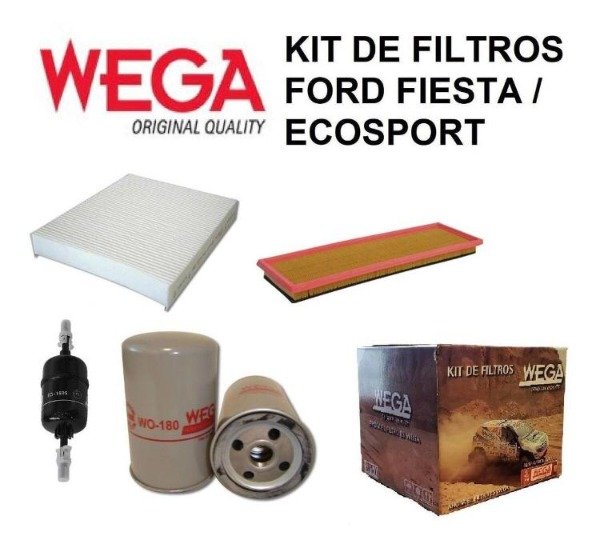 Producto - kit de filtros wega Ford fiesta/ecosport
