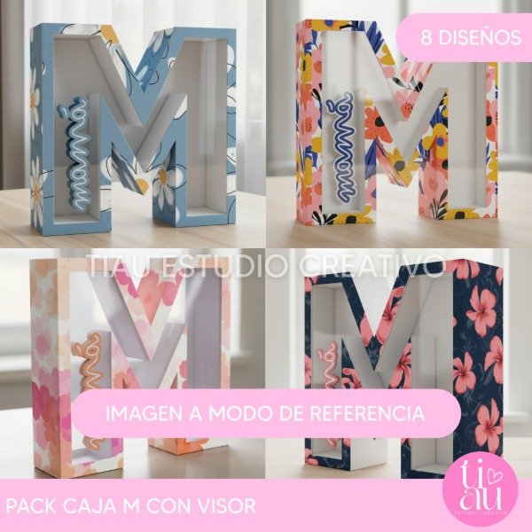 Producto - PACK CAJA M CON VISOR MAMÁ