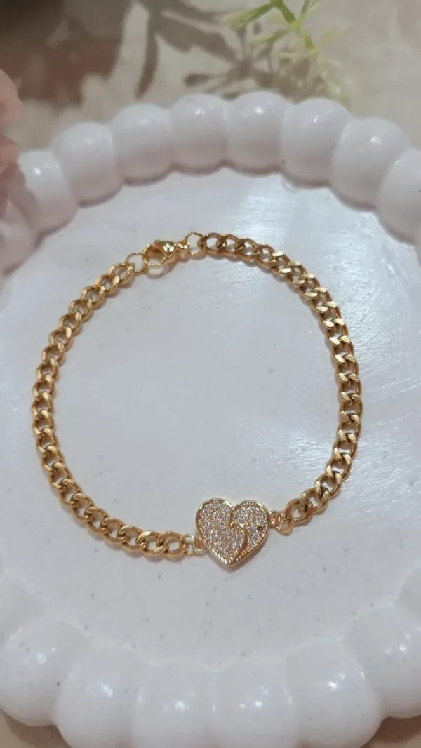 Producto - Pulsera corazon cubic AD