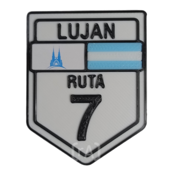 Producto - Iman Cartel Ruta 7 Lujan Basilica