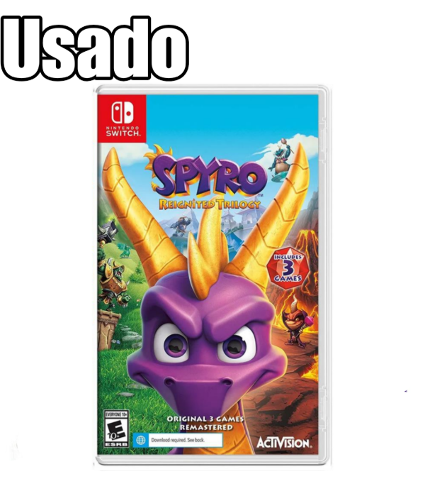 Producto - Spyro Reignited Trilogy Juego Físico Usado Nintendo Switch