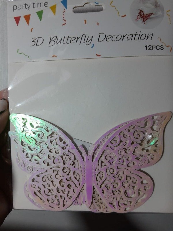Producto - Mariposa tornasolada 4 x12