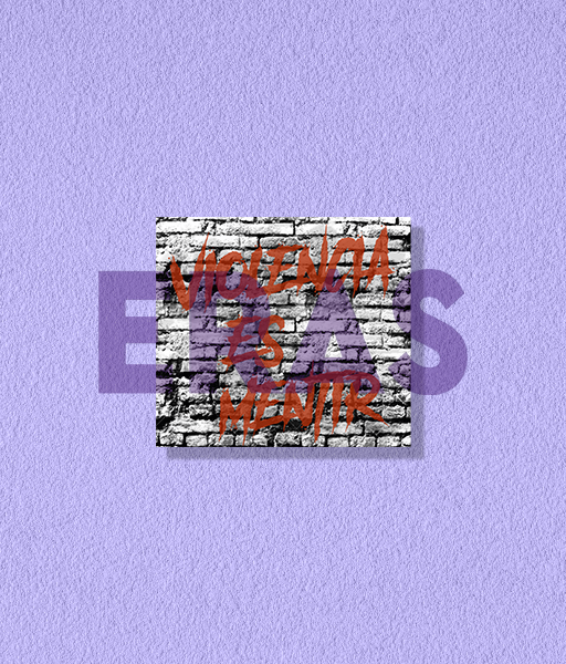 Producto - STICKERS UV-   INDIO SOLARI - VIOLENCIA ES MENTIR
