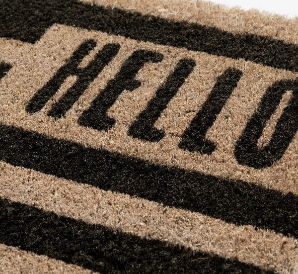 Producto - FELPUDO INDIA COCO HELLO MIX GRIS CLARO