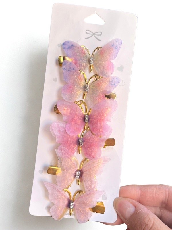 Producto - HEBILLAS MARIPOSAS X6