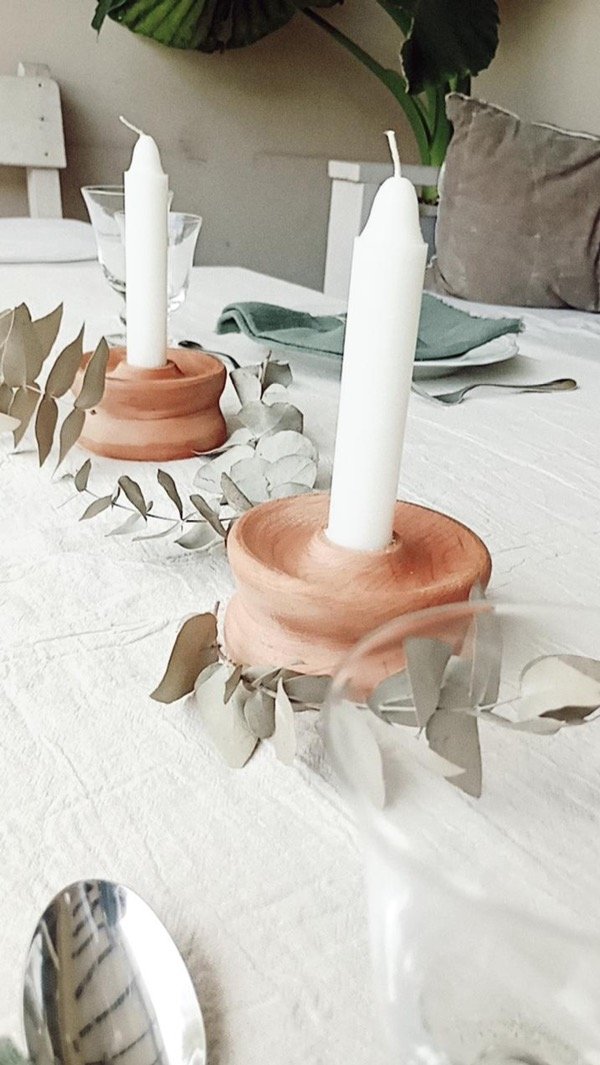 Producto - Candelabros de madera