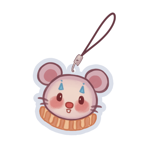 Producto - ratoncito payaso - colgante