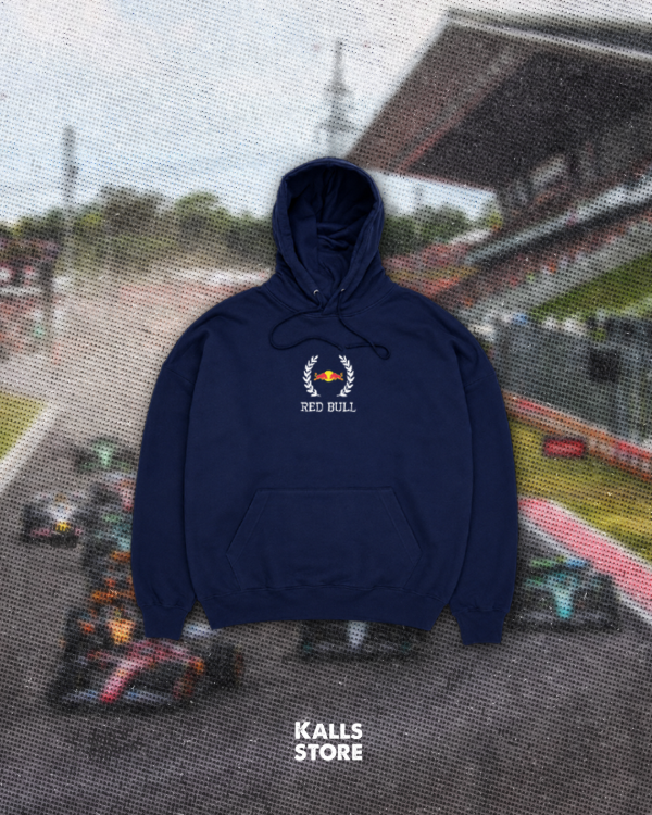 Buzo azul marino red bull laureles
