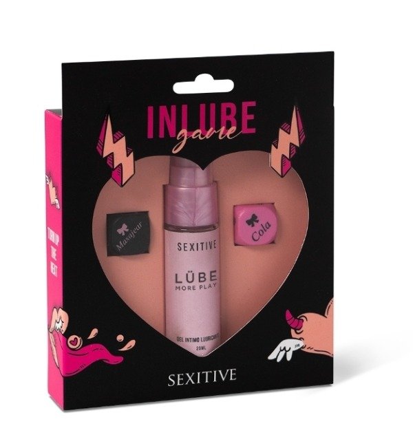 Producto - Inlube game, gel íntimo+ 2 dados