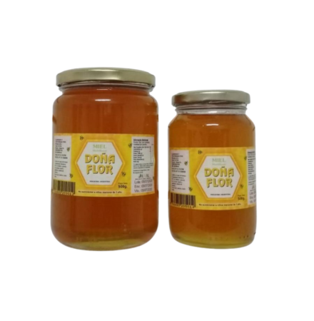 Producto - Miel liquida de 900gr y 500gr.