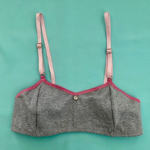 Producto - Corpiño Top ALGODÓN GRIS