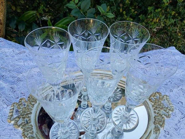 Producto - Juego de 6 copas de cristal para vino tinto - 1